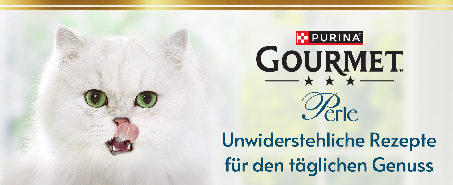 gourmet perle erlesene streifen katzenfutter nass, sorten mix, 60er pack (60 x 85g)